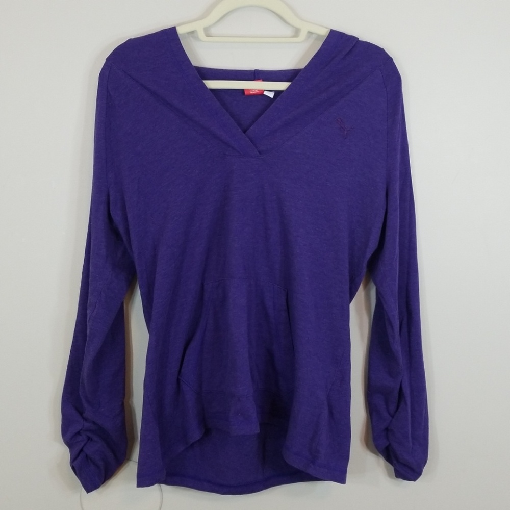 Puma Purple Sport Hoodie Sweater